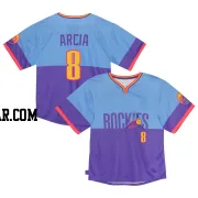 Orlando Arcia Toddler Colorado Rockies Purple/Light Limited Blue 2025 City Connect Jersey