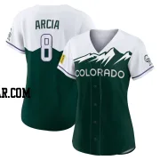 Orlando Arcia Women's Colorado Rockies Green Replica 2022 City Connect Jersey