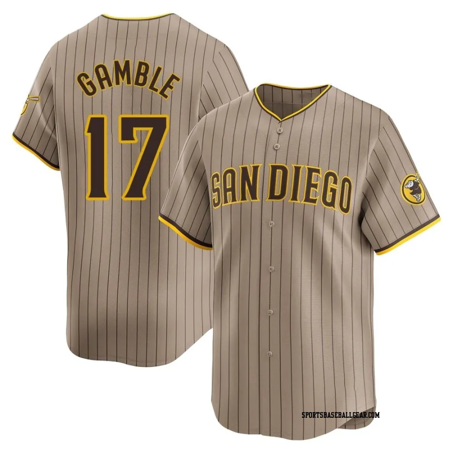 Oscar Gamble Youth San Diego Padres Limited Tan Alternate Jersey