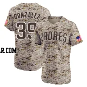 Oscar Gonzalez Men's San Diego Padres Camo Elite Alternate Vapor Premier Jersey