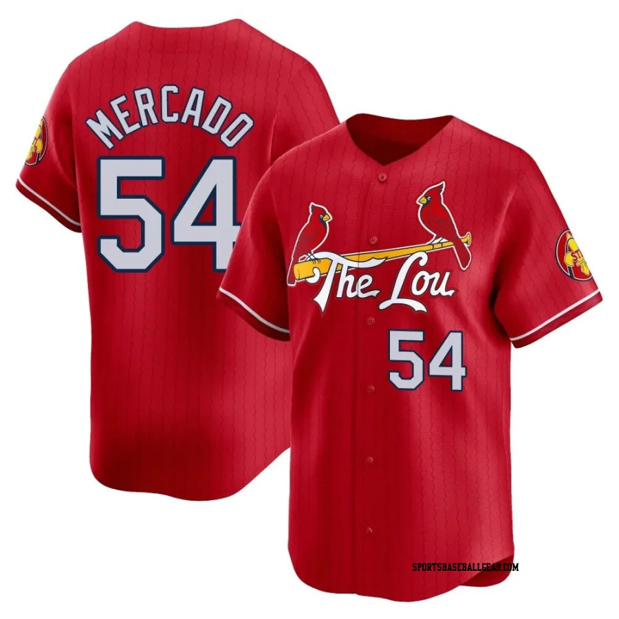 Oscar Mercado Men's St. Louis Cardinals Red Limited 2024 City Connect Jersey