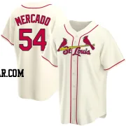 Oscar Mercado Youth St. Louis Cardinals Cream Replica Alternate Jersey