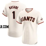 Osleivis Basabe Men's San Francisco Giants Cream Elite Home Jersey