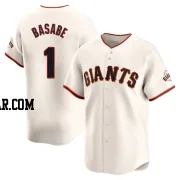Osleivis Basabe Men's San Francisco Giants Cream Limited Home Jersey
