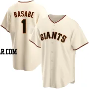 Osleivis Basabe Men's San Francisco Giants Cream Replica Home Jersey