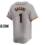 Osleivis Basabe Men's San Francisco Giants Gray Limited Away Jersey
