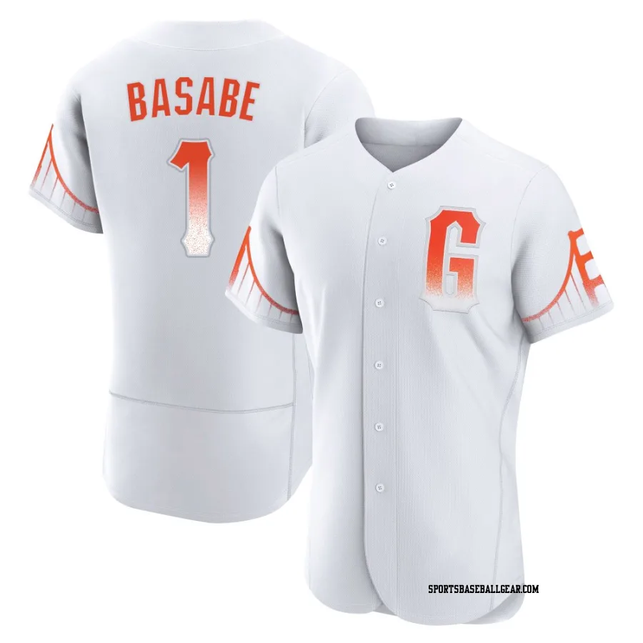 Osleivis Basabe Men's San Francisco Giants White Authentic 2021 City Connect Jersey
