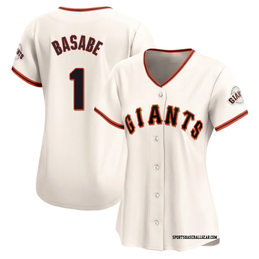 Osleivis Basabe Women's San Francisco Giants Cream Limited Home Jersey