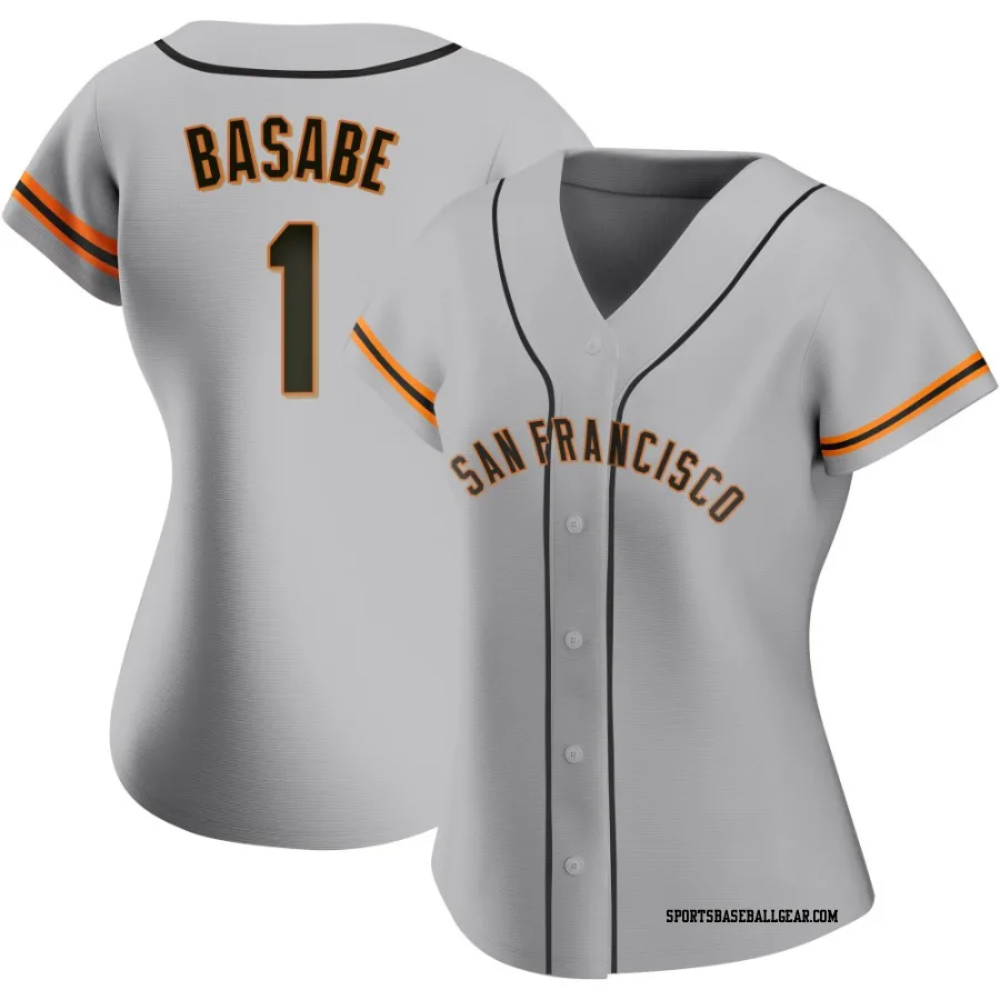 Osleivis Basabe Women's San Francisco Giants Gray Replica Road Jersey
