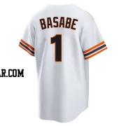 Osleivis Basabe Youth San Francisco Giants White Limited Throwback Cooperstown Collection Jersey