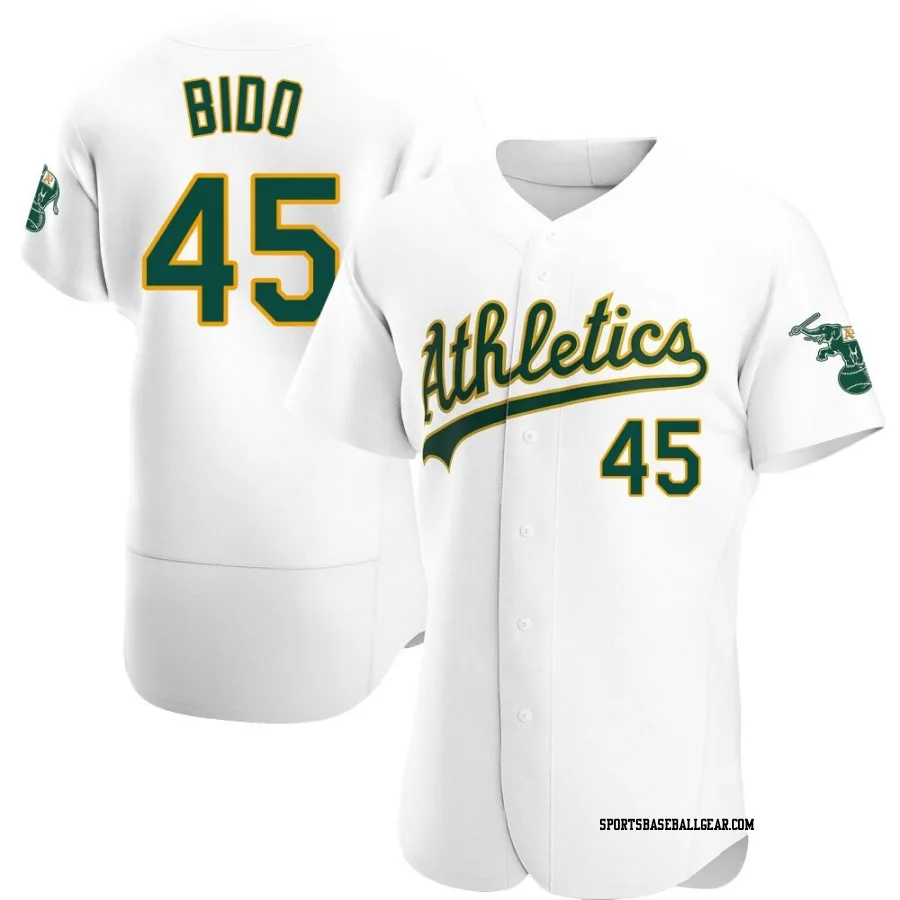 Osvaldo Bido Men's Oakland Athletics White Authentic Home Jersey