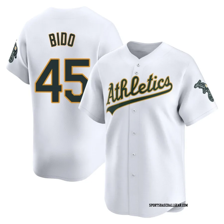Osvaldo Bido Men's Oakland Athletics White Limited Home Jersey