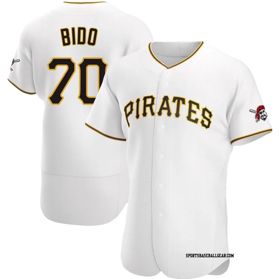 Osvaldo Bido Men's Pittsburgh Pirates White Authentic Home Jersey