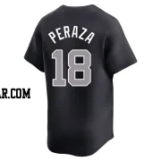 Oswald Peraza Men's New York Yankees Navy Limited Alternate 2024 World Series Jersey