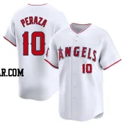Oswald Peraza Youth Los Angeles Angels White Limited Home Jersey
