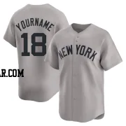 Oswald Peraza Youth New York Yankees Gray Limited Away Jersey
