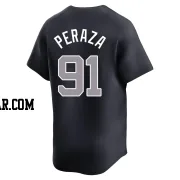 Oswald Peraza Youth New York Yankees Navy Limited Alternate Jersey