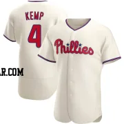 Otto Kemp Men's Philadelphia Phillies Cream Authentic Alternate Jersey