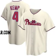 Otto Kemp Men's Philadelphia Phillies Cream Replica Alternate Jersey