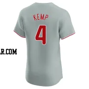 Otto Kemp Men's Philadelphia Phillies Gray Elite Road Jersey