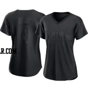 Otto Kemp Women's Philadelphia Phillies Black Authentic Pitch Fashion Jersey
