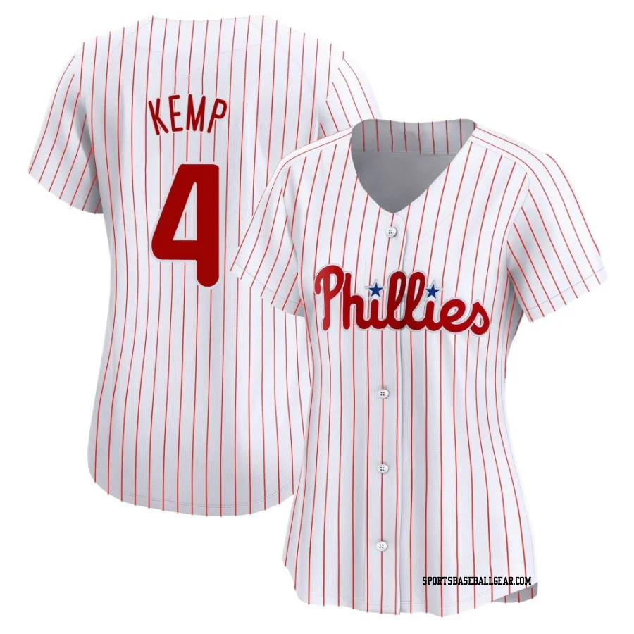 Otto Kemp Women's Philadelphia Phillies White Limited Home Jersey