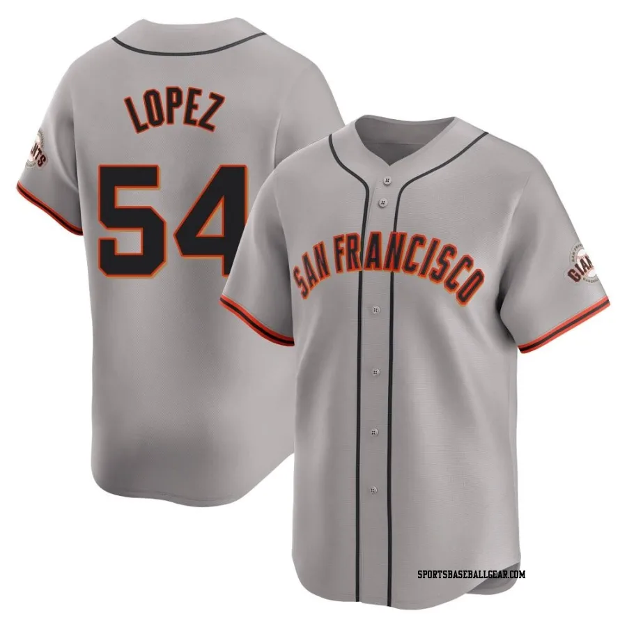 Otto Lopez Men's San Francisco Giants Gray Limited Away Jersey