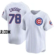 Owen Caissie Youth Chicago Cubs White Limited Home Jersey