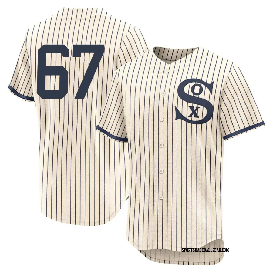 Owen White Men's Chicago White Sox Cream Authentic 2021 Field of Dreams Jersey