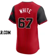 Owen White Men's Chicago White Sox Red/Black Elite 2025 City Connect Jersey