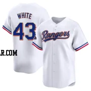 Owen White Men's Texas Rangers Gold Limited White 2024 Collection Jersey