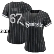 Owen White Women's Chicago White Sox Black Authentic 2021 City Connect Jersey