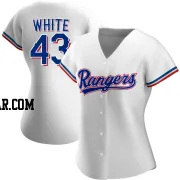 Owen White Women's Texas Rangers White Authentic Home Jersey
