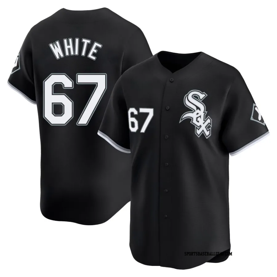 Owen White Youth Chicago White Sox Black Limited Alternate Jersey