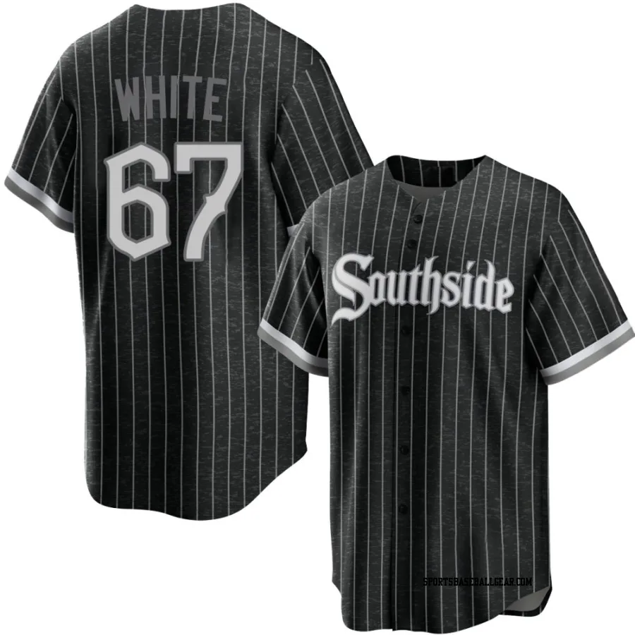 Owen White Youth Chicago White Sox Black Replica 2021 City Connect Jersey