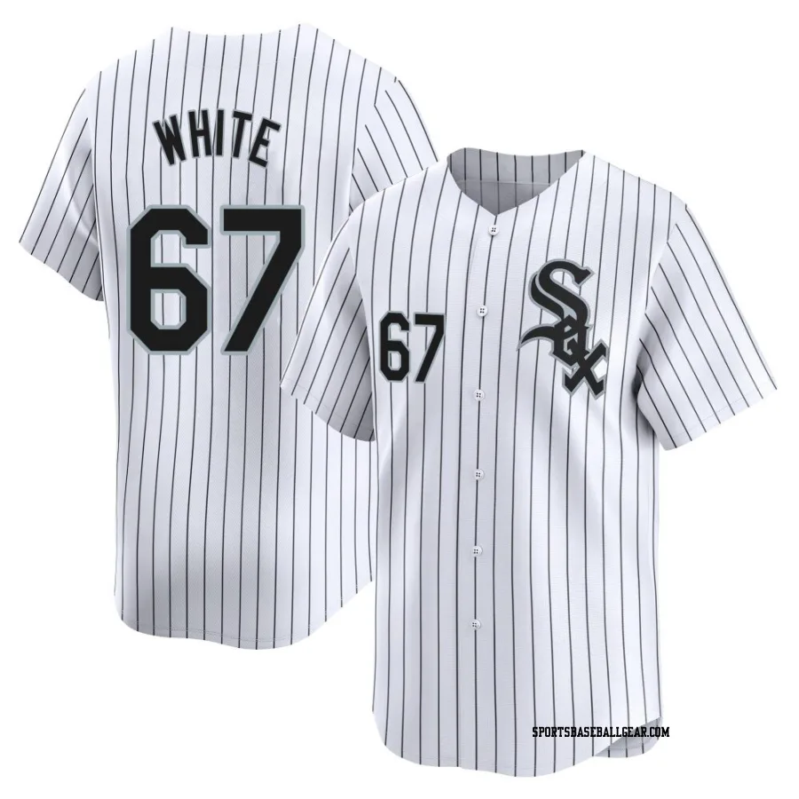 Owen White Youth Chicago White Sox White Limited Home Jersey
