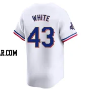 Owen White Youth Texas Rangers Gold Limited White 2024 Collection Jersey
