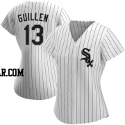 Ozzie Guillen Women's Chicago White Sox White Authentic Home Jersey