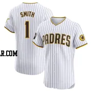Ozzie Smith Men's San Diego Padres White Elite Home Patch Jersey