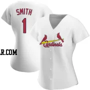 Ozzie Smith Women's St. Louis Cardinals White Authentic Home Jersey