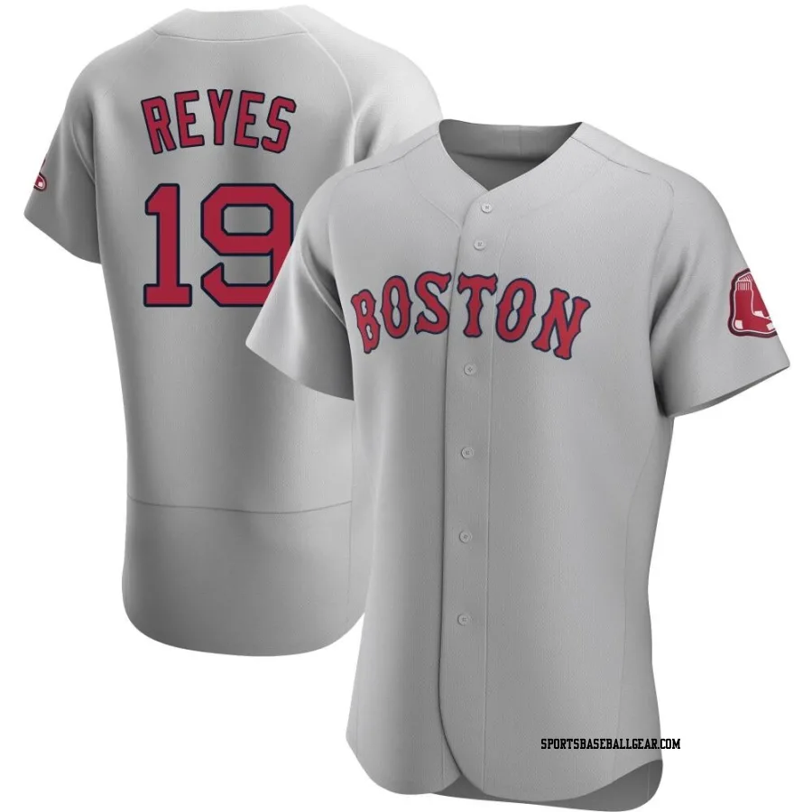 Pablo Reyes Men's Boston Red Sox Gray Authentic Road Jersey