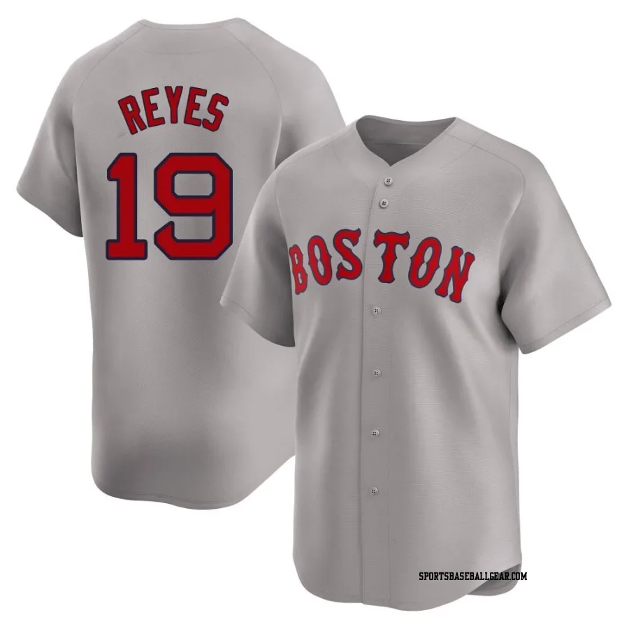 Pablo Reyes Men's Boston Red Sox Gray Limited Away Jersey