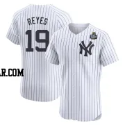 Pablo Reyes Men's New York Yankees White Elite Home 2024 World Series Jersey