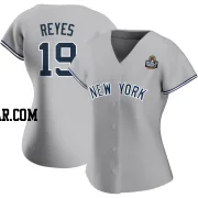 Pablo Reyes Women's New York Yankees Gray Authentic Road Name 2024 World Series Jersey