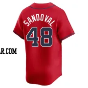 Pablo Sandoval Youth Atlanta Braves Red Limited Alternate Jersey