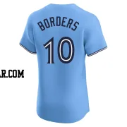 Pat Borders Men's Toronto Blue Jays Blue Elite Powder Alternate Jersey
