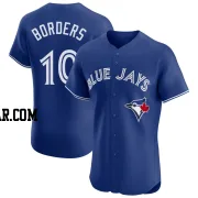 Pat Borders Men's Toronto Blue Jays Royal Elite Alternate Jersey