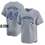 Pat Hentgen Men's Toronto Blue Jays Gray Limited Away Jersey