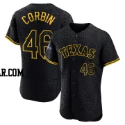 Patrick Corbin Men's Texas Rangers Black Authentic Snake Skin City 2023 World Series Champions Jersey