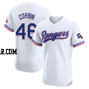 Patrick Corbin Men's Texas Rangers White Elite Home Jersey